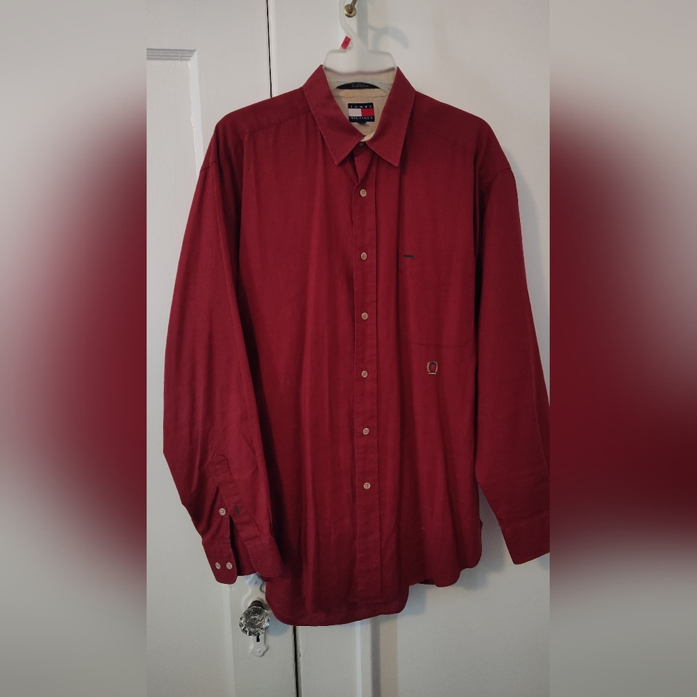 Vintage Tommy Hilfiger Red Shirt